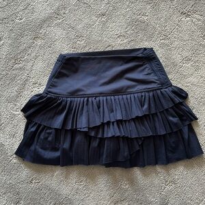 Lucky in Love navy ruffle tennis skirt size XS
